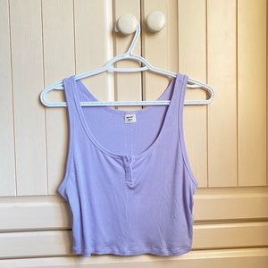 Aritzia Sunday Best Kara tank, periwinkle, size large
